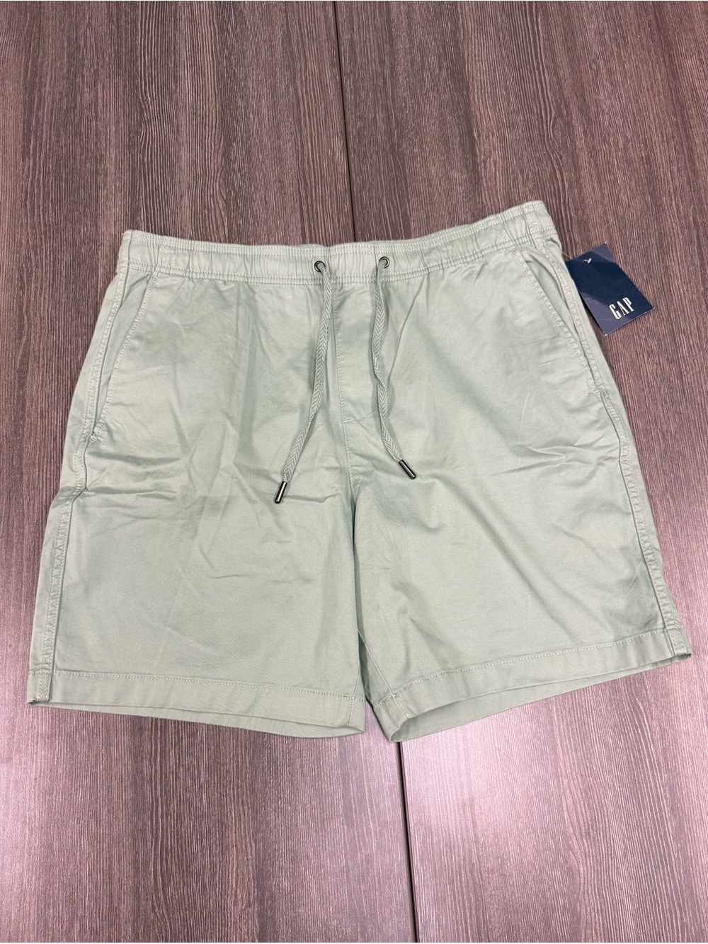 GAP Men's Drawstring Chino Shorts - Light Sage